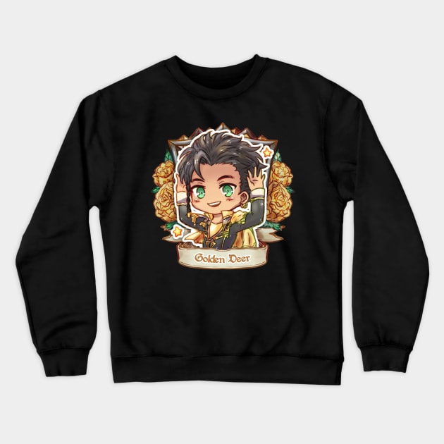 Claude of the Golden Deers! Crewneck Sweatshirt by candypiggy